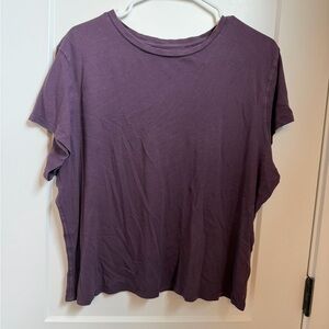 Aerie Deep Purple Short Sleeve Tee
